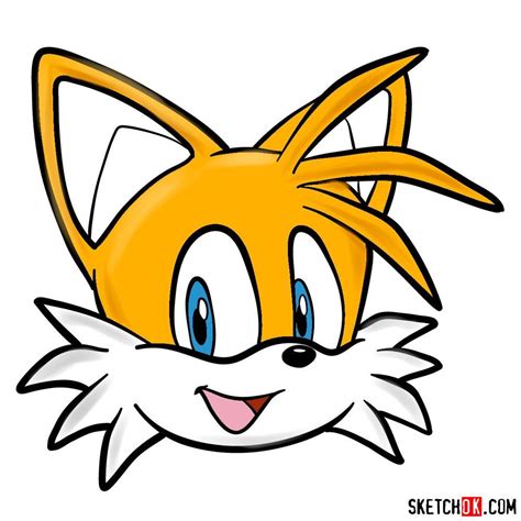 How to draw Sonic the Hedgehog's face - Sketchok easy drawing guides ...