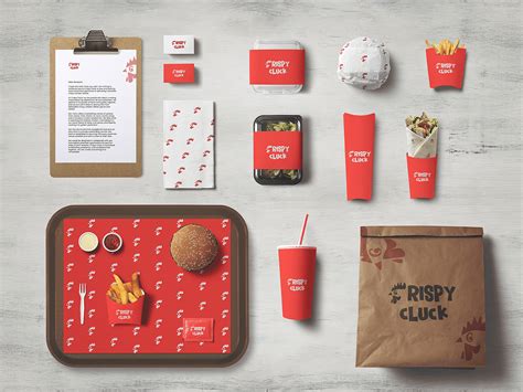 Crispy Cluck - Brand identity on Behance