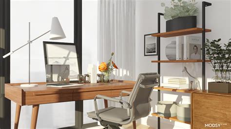 Corner Office - Home Office Design Ideas & Photos