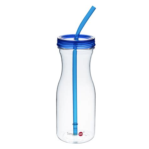 Tritan Water Bottle With Straw by Simple HH: BPA Free Cold Drink ...