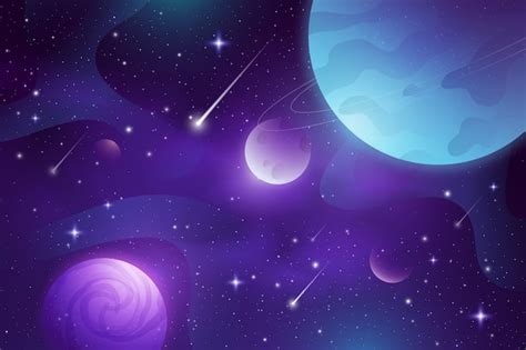 Free Vector | Gradient galaxy background