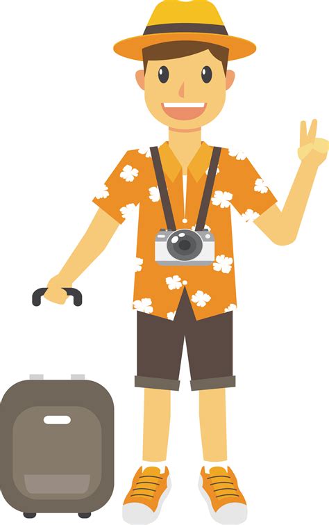 Download Tourism Euclidean Vector Clip Art - Tourist Clipart Png PNG ...