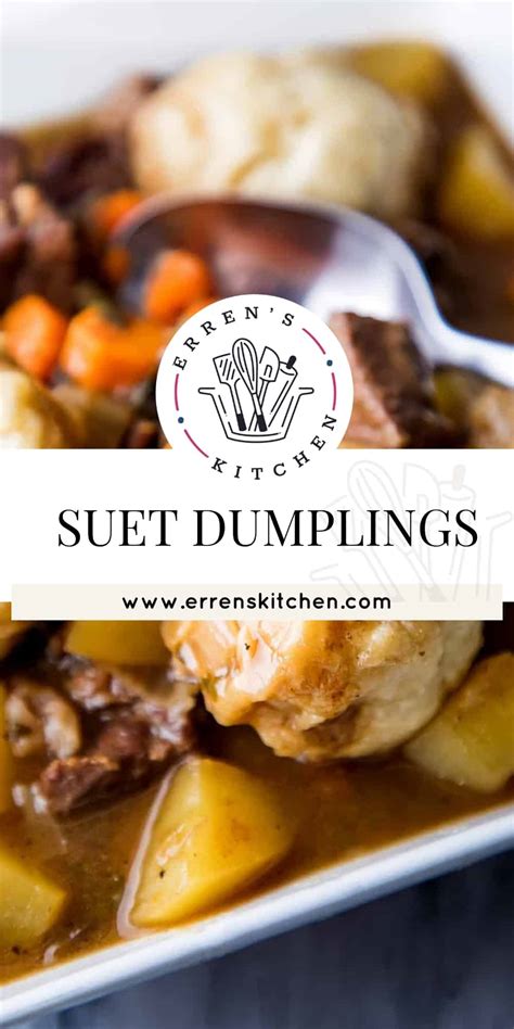 Suet Dumplings - Erren's Kitchen