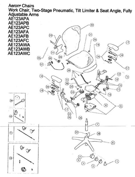 Business & Industrial Herman miller aeron chair parts Office Furniture