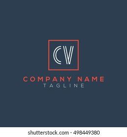 Cv Logo Stock Vector (Royalty Free) 498449380 | Shutterstock