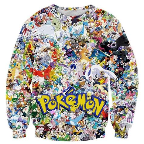 Anime Sweatshirt Pokemon - OtakuForest.com | Pokemon sweatshirt, Anime ...