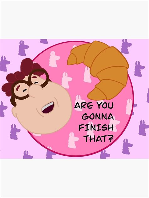 "Carl Wheezer Llama Croissant " Poster for Sale by -parkyoung- | Redbubble