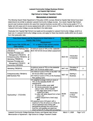 Leeward Community College Business Division - Fill and Sign Printable ...