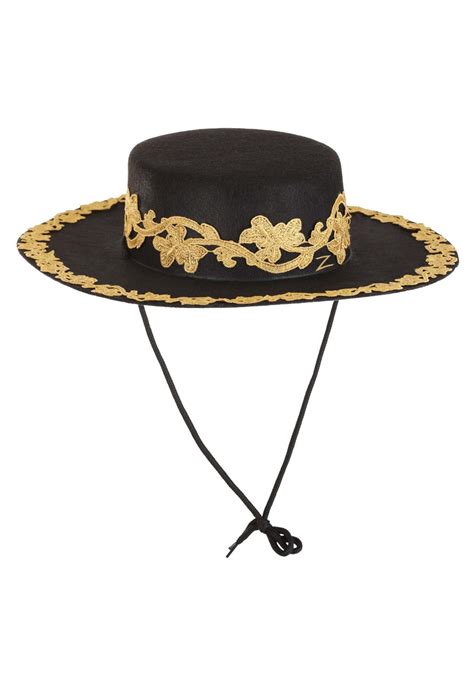 Zorro Hat Costume Accessory – Kids Halloween Costumes