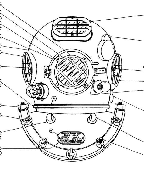 Diving Helmet Drawing at GetDrawings | Free download