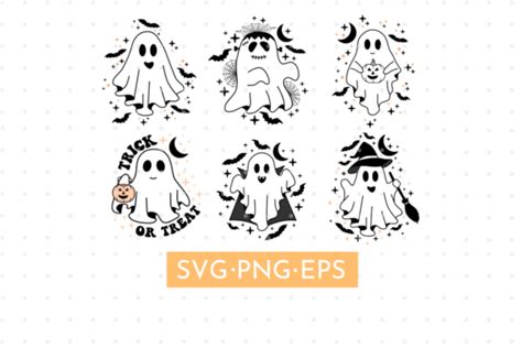 Ghost Svg Halloween Svg Graphic by MaiaLunaDesign · Creative Fabrica