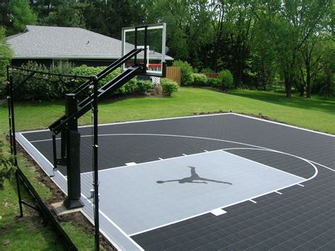 Also in my backyard | Basketball court backyard, Backyard court, Home ...