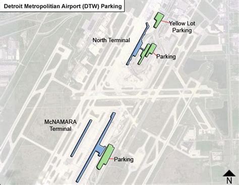 DTW Detroit Metro Airport Parking Rates