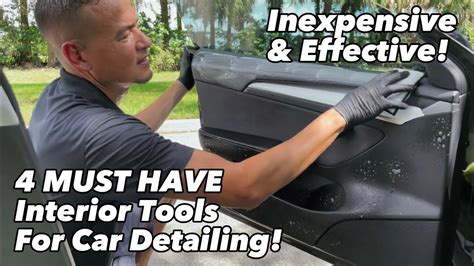 4 MUST HAVE Interior Tools for Car Detailing! How to Use With ...