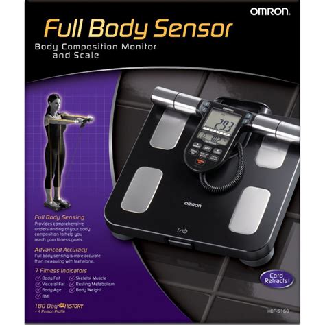 Omron HBF-516B Full-Body Sensor Body Composition Monitor & Scale ...