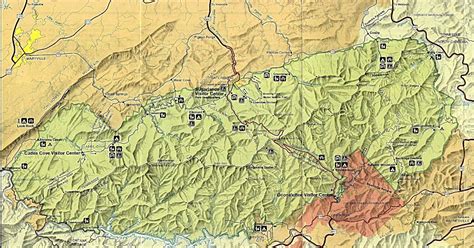 Topographic Map Of East Tennessee