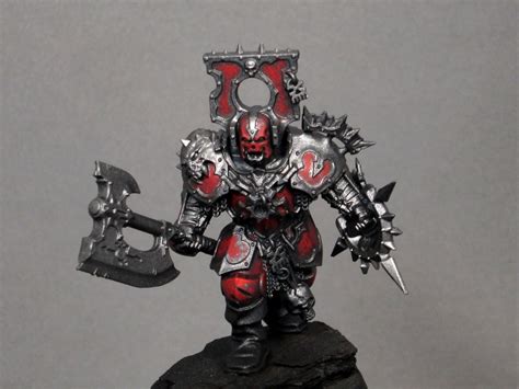 opponenttheory: Age of Sigmar: Painting Khorne blood warrior armour