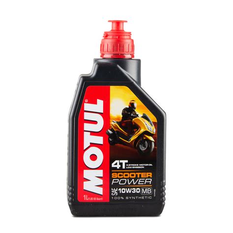 Aceite de Motor Motul 4T Scooter Power Sintético 10W30 MB 1L - Precio ...