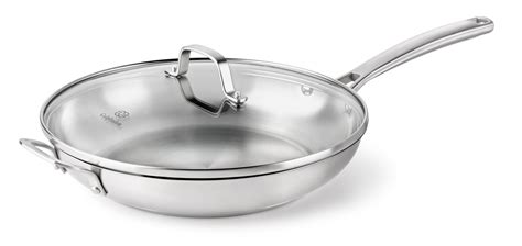 Calphalon Stainless Steel 12" Frying Pan with Lid & Reviews | Wayfair