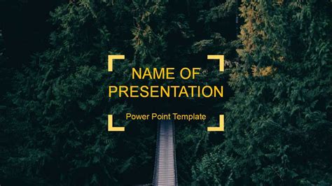 Forest Template Powerpoint Free - FREE PRINTABLE TEMPLATES