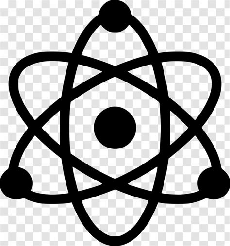 Atomic Nucleus - Black And White - Theory Transparent PNG