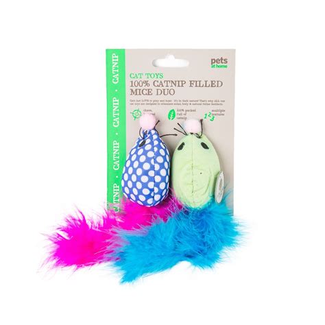 Pets at Home Catnip Mice Duo Cat Toy | Pets At Home