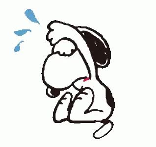 Snoopy Scared GIF - Snoopy Scared Afraid - Discover & Share GIFs