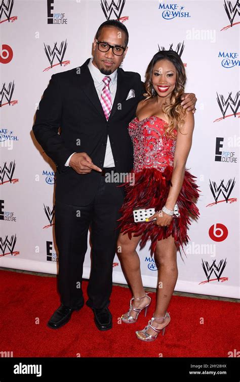 Jey Uso and Cameron arriving at WWE "Superstars for Hope" Honoring Make ...