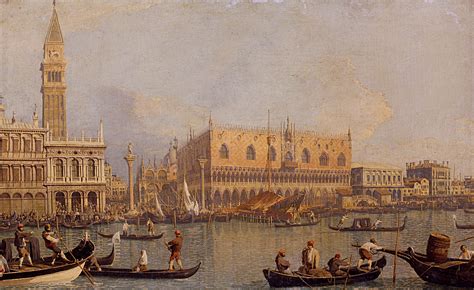 View of the Ducal Palace in Venice (c. 1755) by Canaletto – Artchive