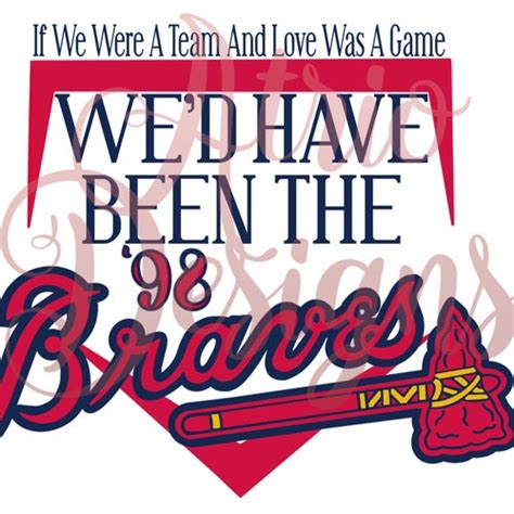 98 Braves Retro PNG File - Etsy