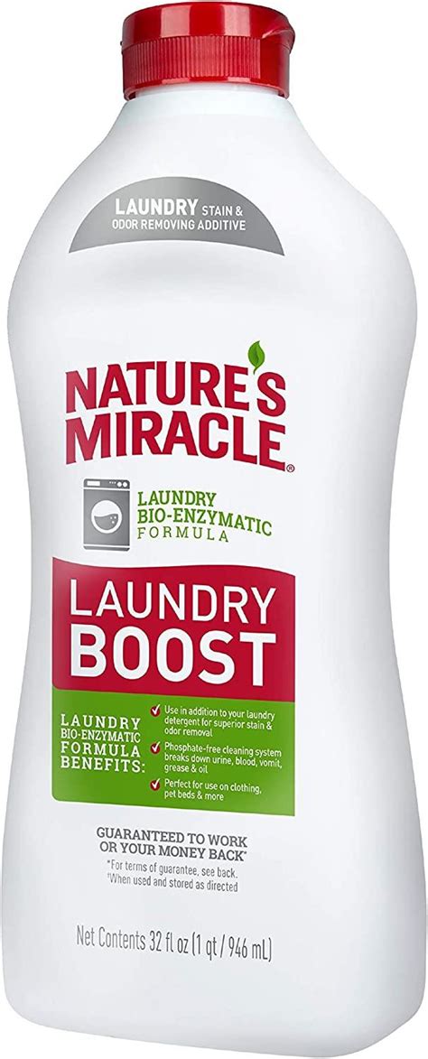 Nature's Miracle Laundry Boost 32oz | Stain Remover Squeeze Bottle