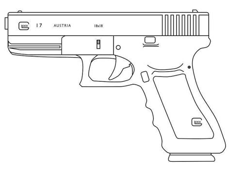 Glock 18 Eagle Coloring Pages