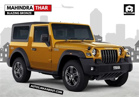 Mahindra Thar 4x2 LX Automatic Price, Specs, Top Speed & Mileage in ...