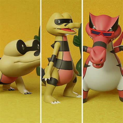 pokemon sandile evolution pack 3D model 3D printable | CGTrader