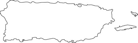 Blank Map Of Puerto Rico - ClipArt Best