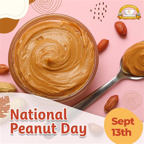 National Peanut Day is September 13 - Café Carmel