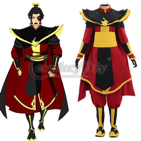 CosplayDiy Avatar The Last Airbender Fire Lord Zuko Cosplay Costume Men ...