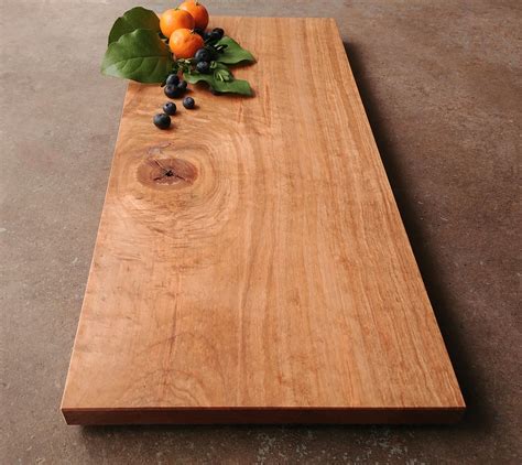 Rustic Maple Cutting Board w/Feet & Wood Butter