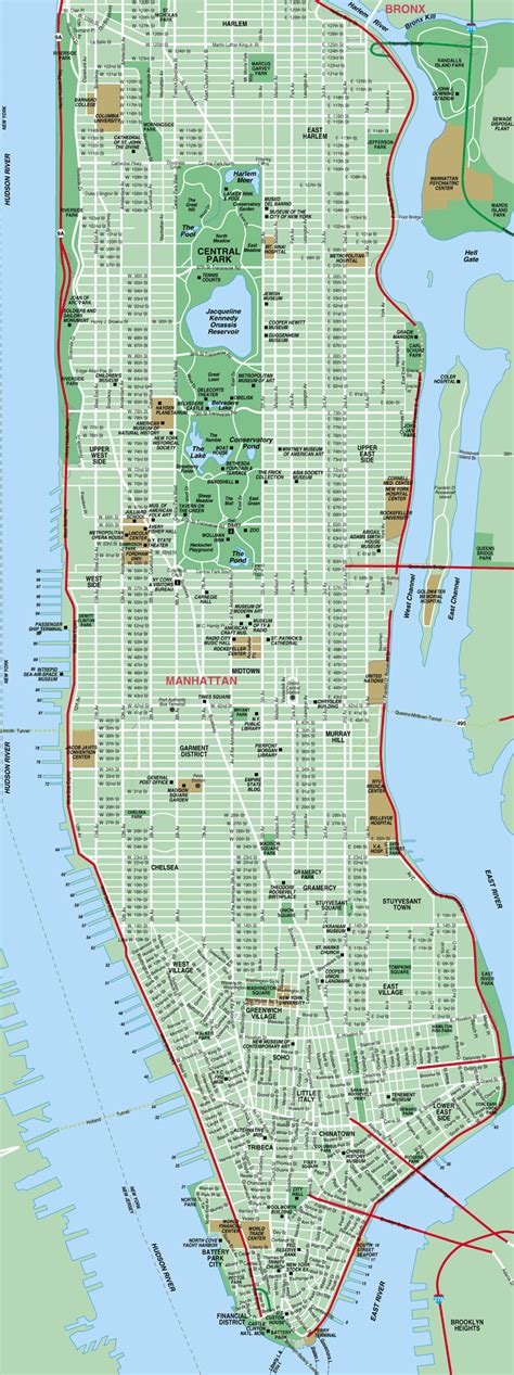 Maps Of Manhattan New York - Kylie Minetta