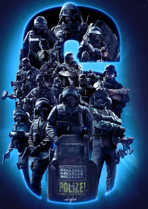 Rainbow Six Siege - base operators Poster | Ambient Flush | Flickr