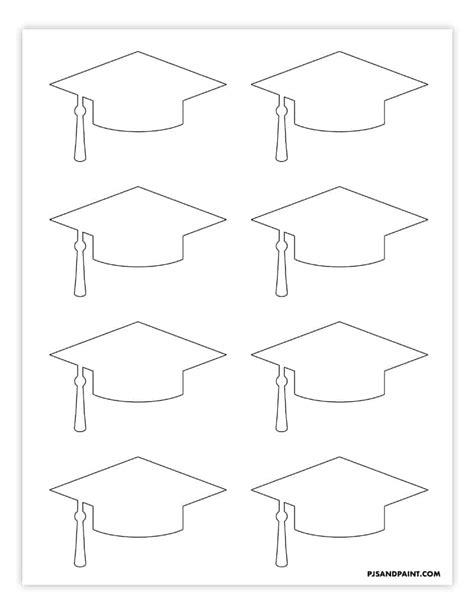 Grad Cap Template Cricut