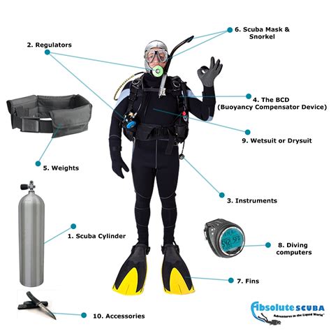 Scuba diving equipment | Scuba diving equipment, Diving equipment ...