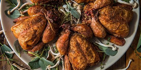 Roasted Cornish Game Stuffed Hens Recipe | Traeger Grills