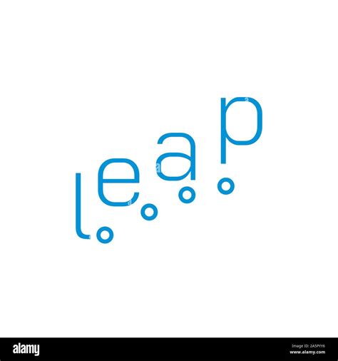 Leap vector logo. Jump vector logo. Leap icon Stock Vector Image & Art ...