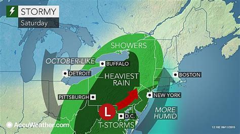 N.J. weekend weather: Showers, possible thunderstorms in the forecast ...