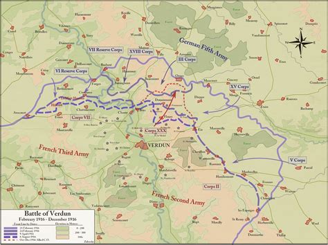 World War 1 Battle Map