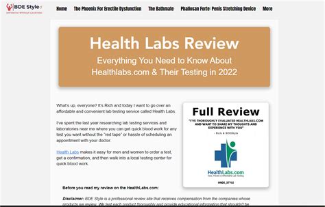 Health Labs Review | My Personal Experience | BDE Style