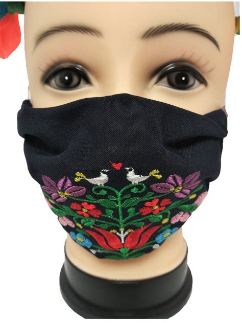 Embroidery Face Mask — FANDANGO TRADING - MEXICAN FOLK ART