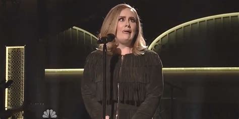 Adele on NBC's 'Saturday Night Live': 'It's really live' - Business Insider