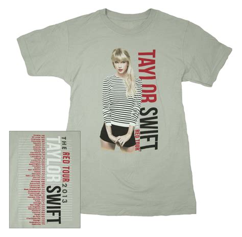 Silver Stripes Tour Tee | Taylor swift shirts, Taylor swift merchandise ...